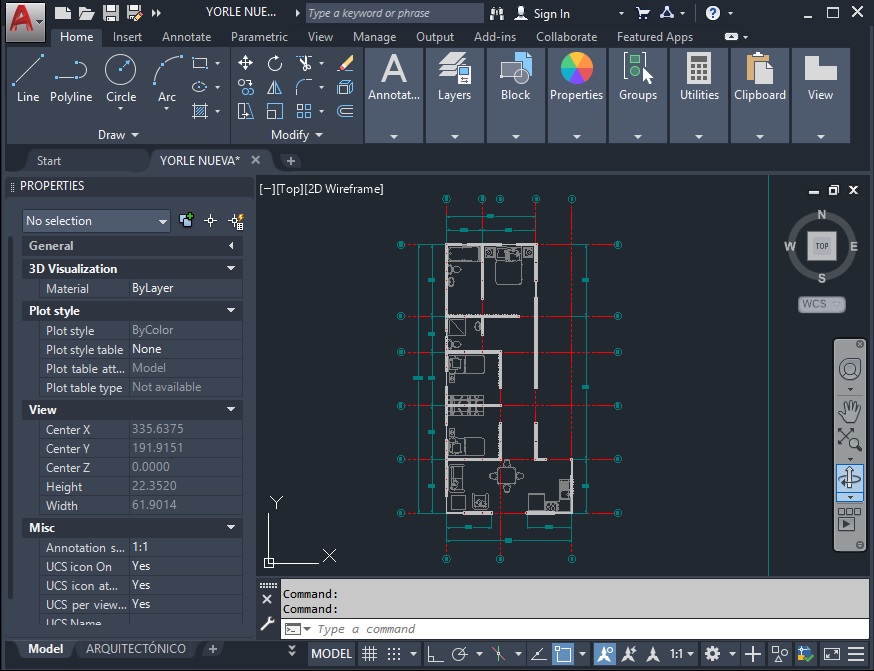 AutoCAD para el dibujo de planos de construcción AutoCAD para el dibujo de planos de construcción