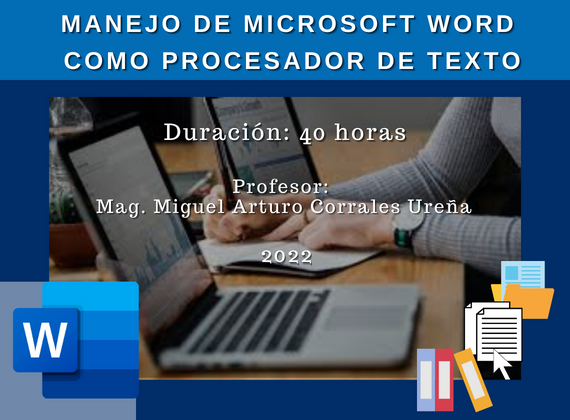Manejo de Microsoft Word como procesador de texto Manejo de Microsoft Word como procesador de texto