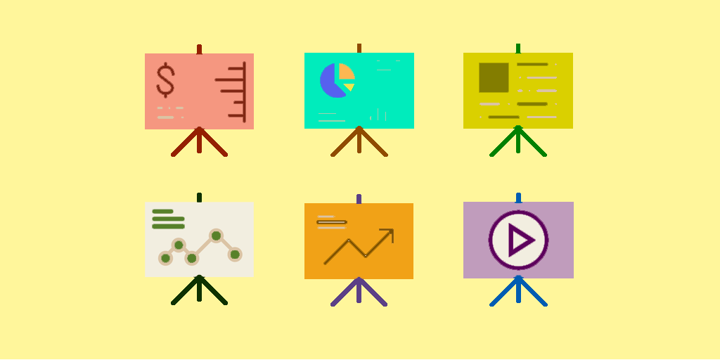 Presentaciones atractivas diferentes plataformas